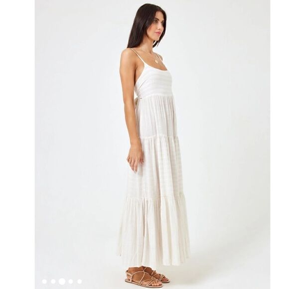 I Space Eyelet Santorini Maxi Dress Size M - Picture 3 of 7